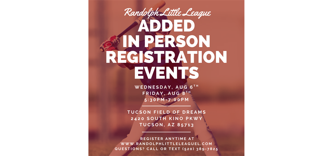 2025 Fall Ball In-person Registration!